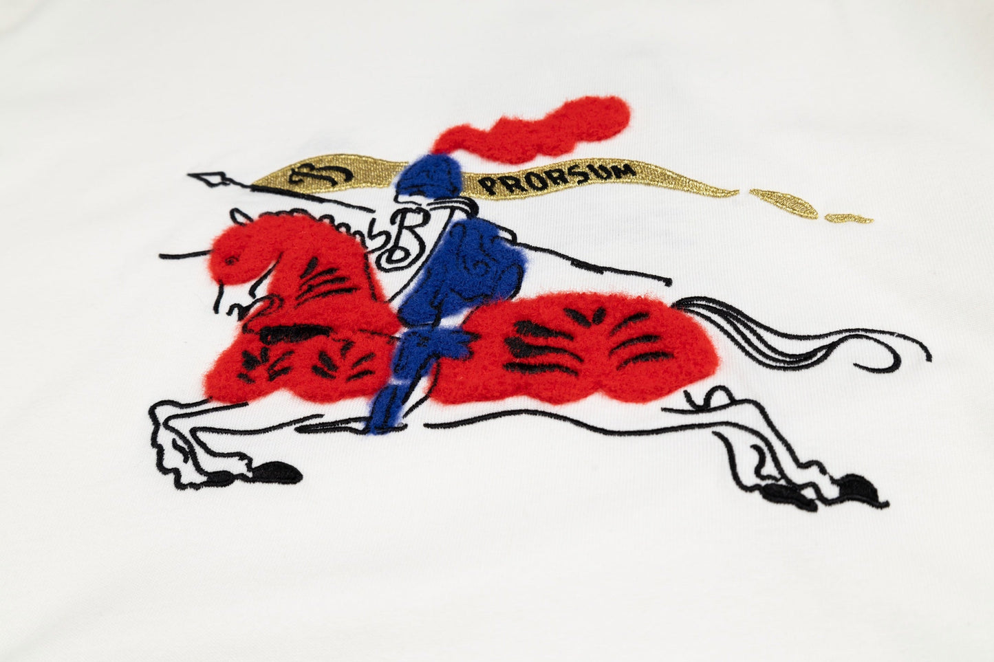 Bur 25fw embroidered t-shirt