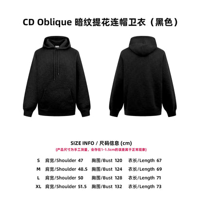 CD 25fw jacquard hoodie