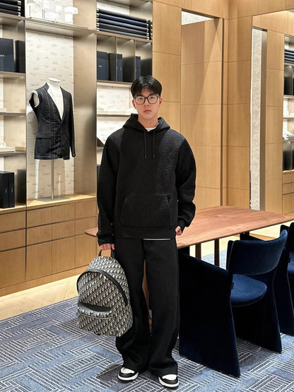 CD 25fw jacquard hoodie