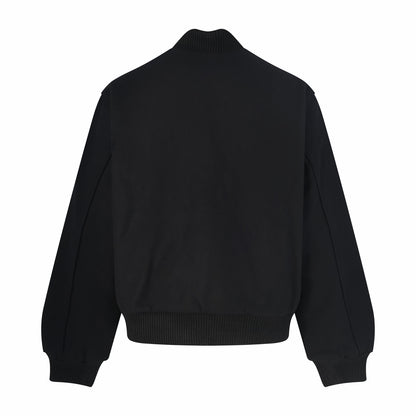 Stussy embroidered varsity jacket