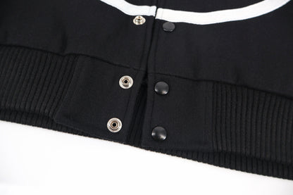 Stussy embroidered varsity jacket