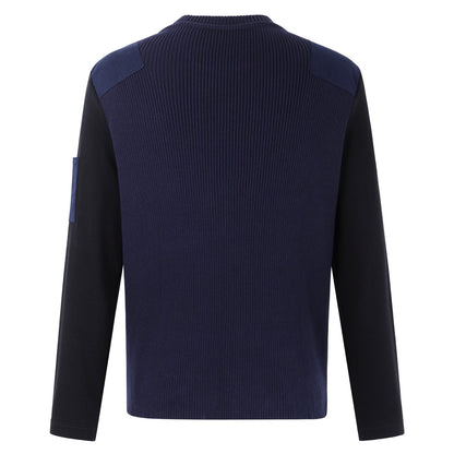 Loe Shoulder Patches sweater