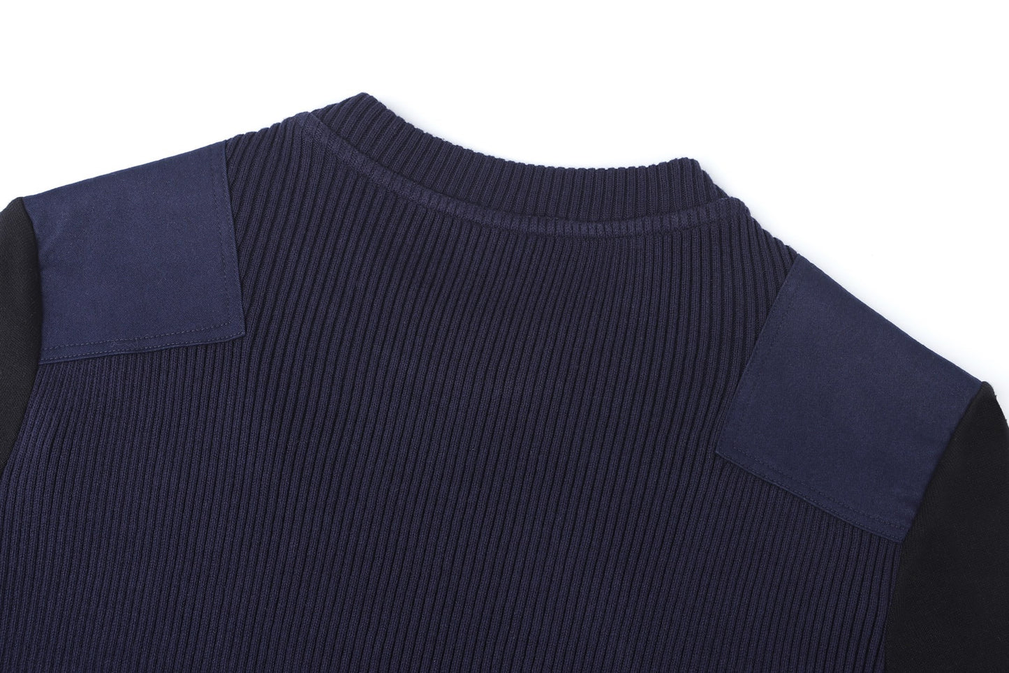 Loe Shoulder Patches sweater