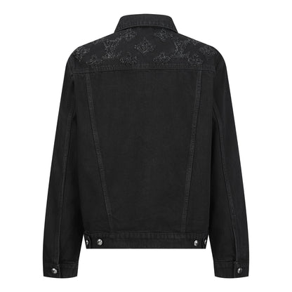 Louis distressed denim jacket