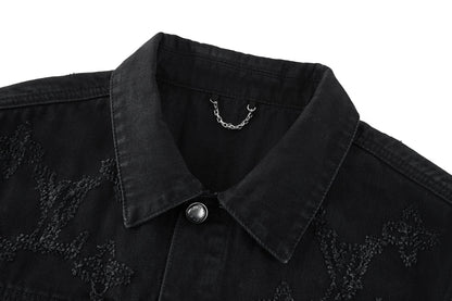 Louis distressed denim jacket