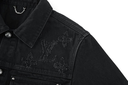 Louis distressed denim jacket