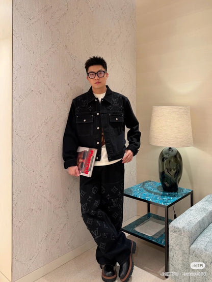 Louis distressed denim jacket