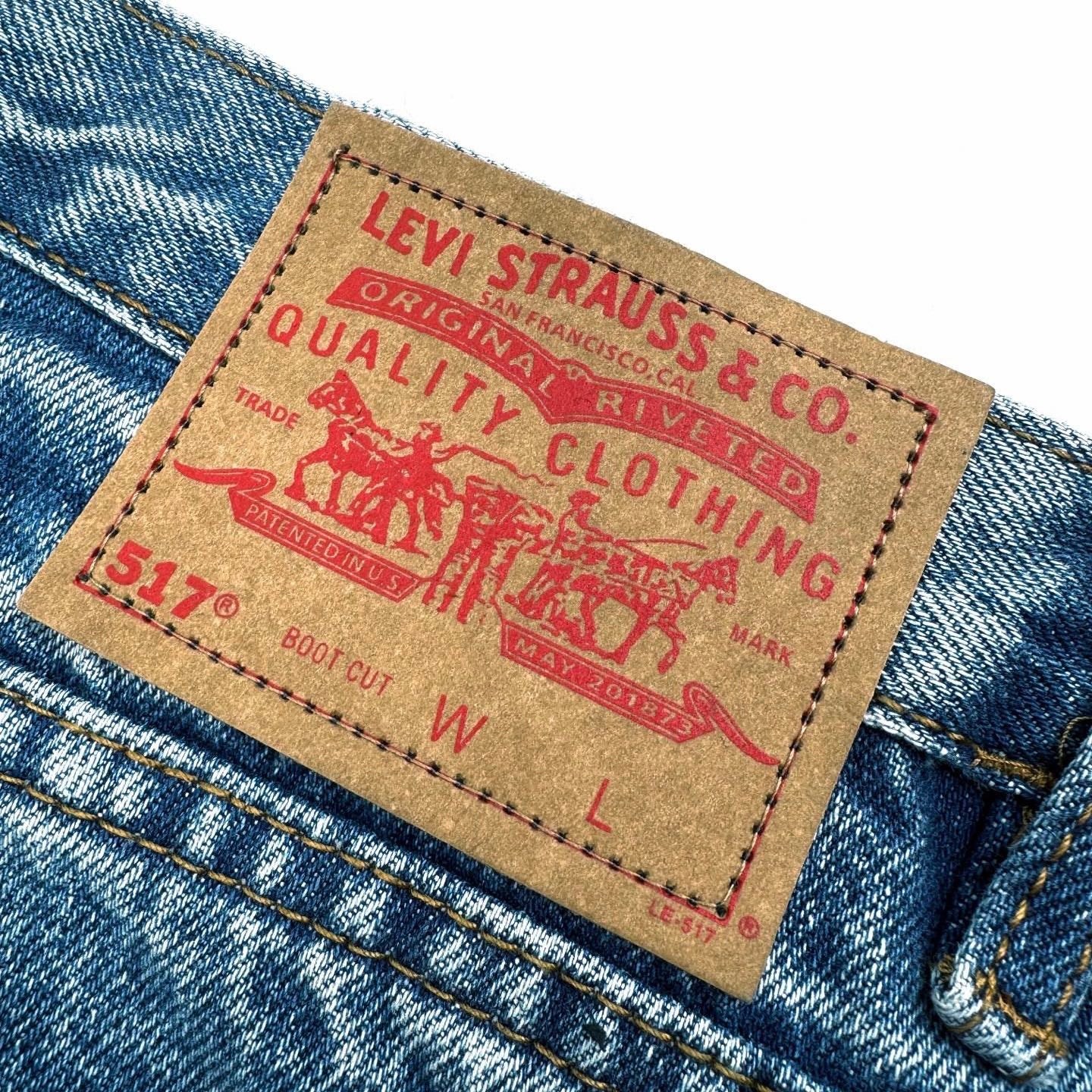 Chrome logo patch jeans