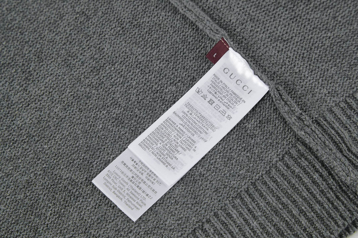 Guc embroidered sweater