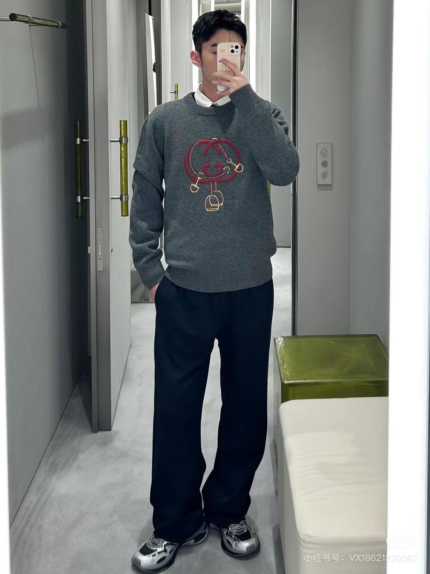 Guc embroidered sweater