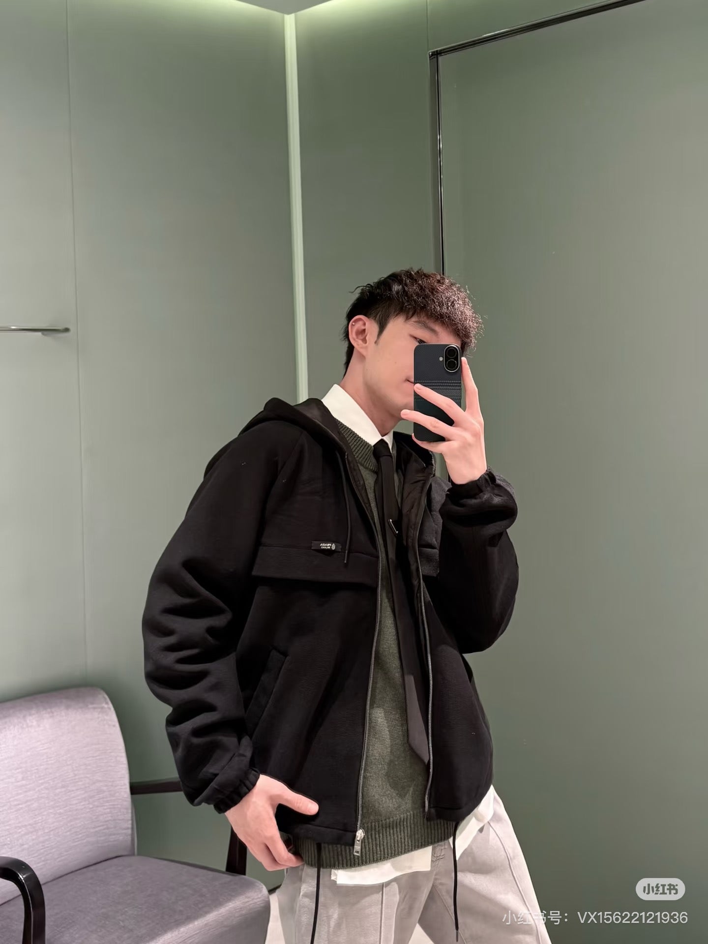 Pra Fleece hooded jacket