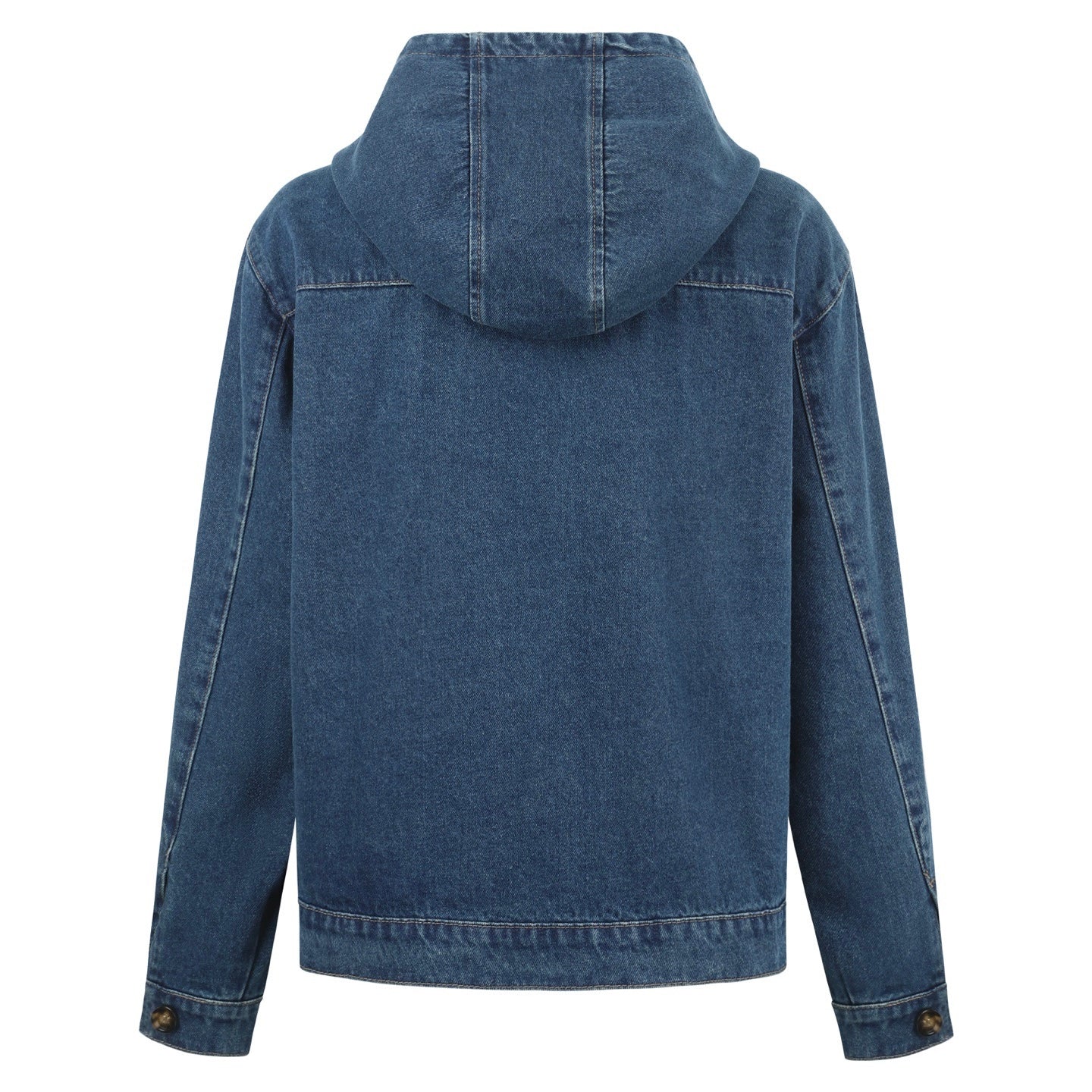 Miu hooded denim jacket