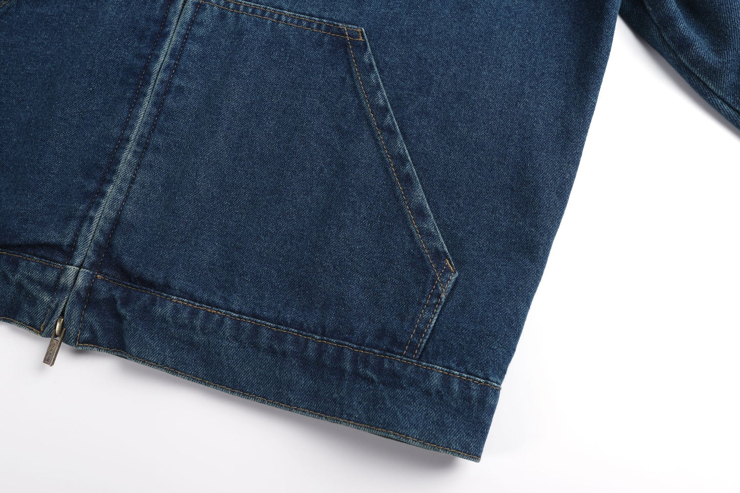 Miu hooded denim jacket