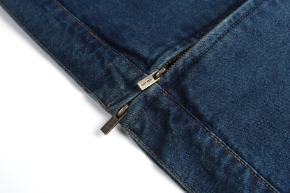 Miu hooded denim jacket