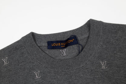Louis embroidered knit t-shirt