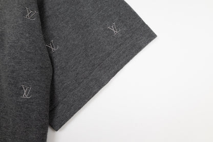 Louis embroidered knit t-shirt
