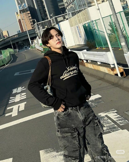 Saint printed hoodie