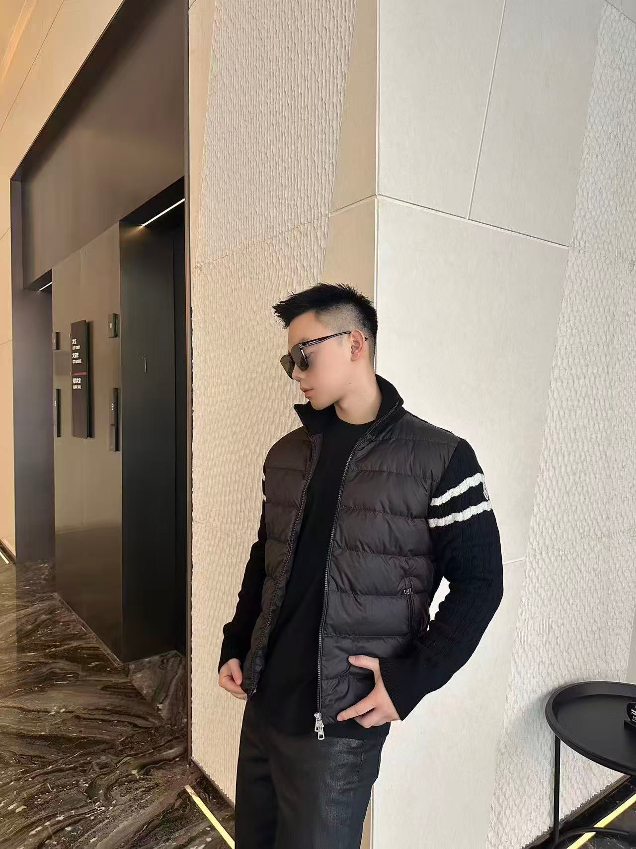 Mon hybrid down jacket