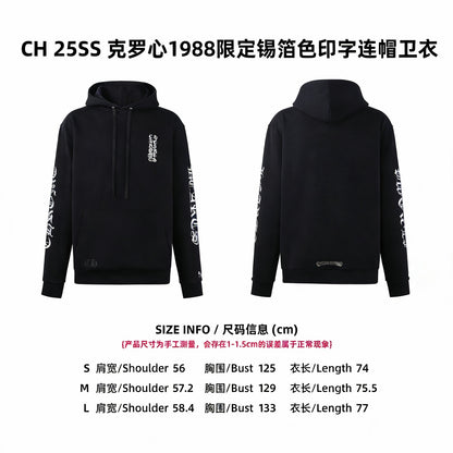 Chrome printed hoodie