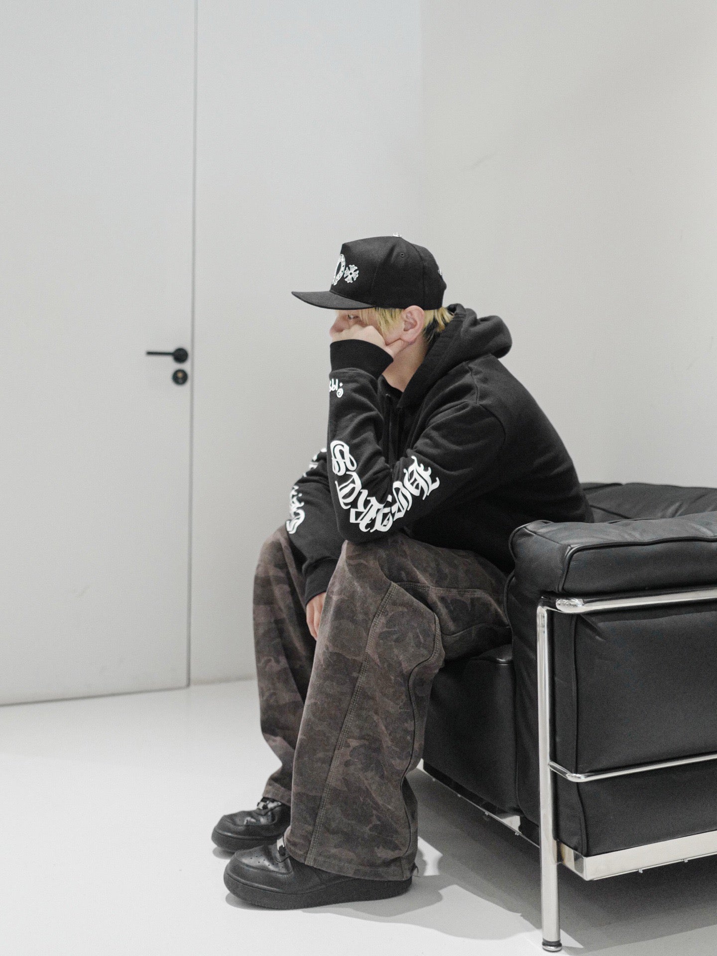 Chrome printed hoodie