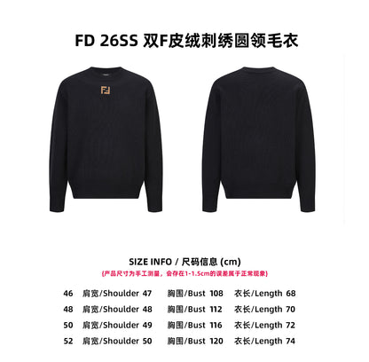 Fend embroidered sweater