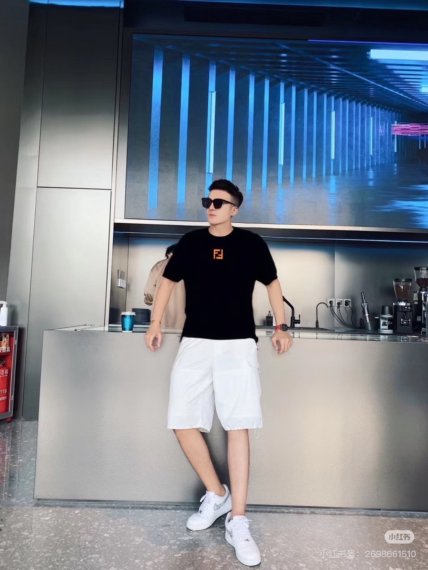 Fend embroidered t-shirt