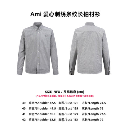 Ami embroidered shirt