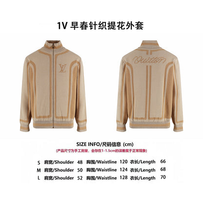 Louis knit jacquard jacket