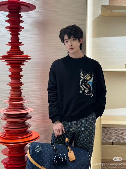 Louis embroidered sweatshirt