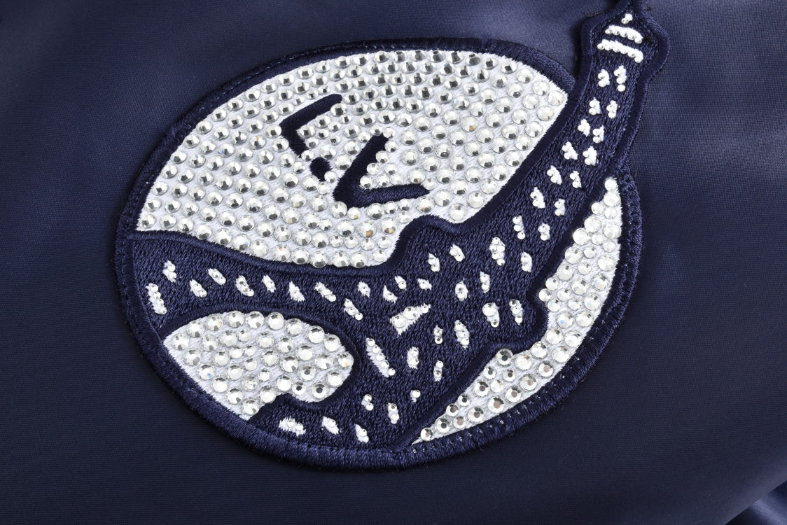 Louis crystal padded jacket