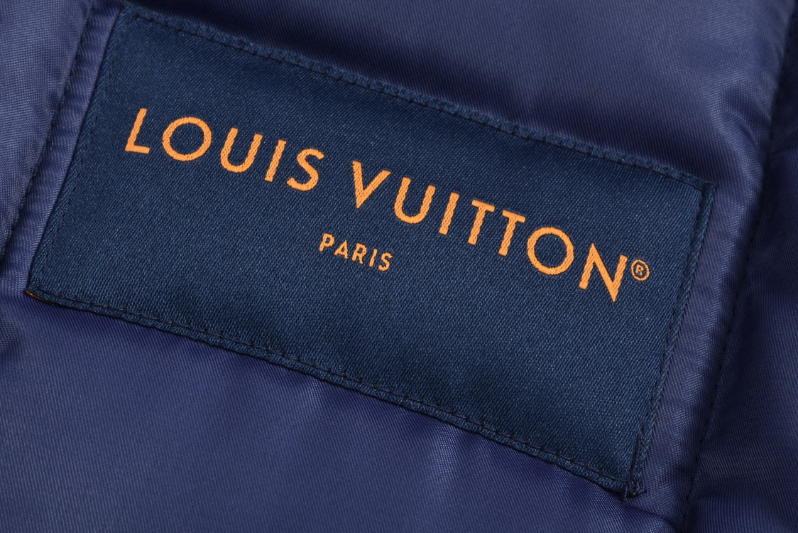 Louis crystal padded jacket