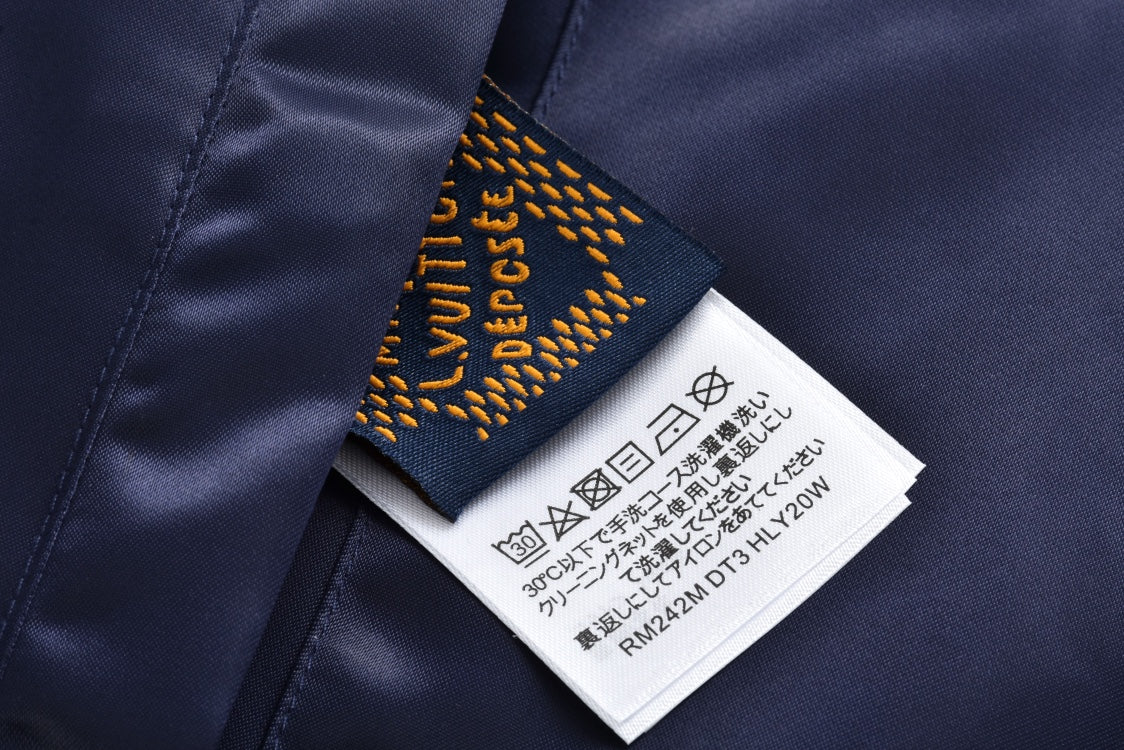 Louis crystal padded jacket