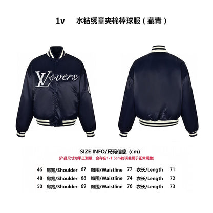 Louis crystal padded jacket