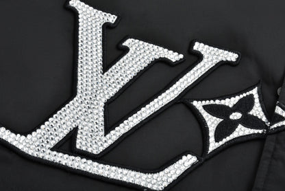 Louis crystal padded jacket