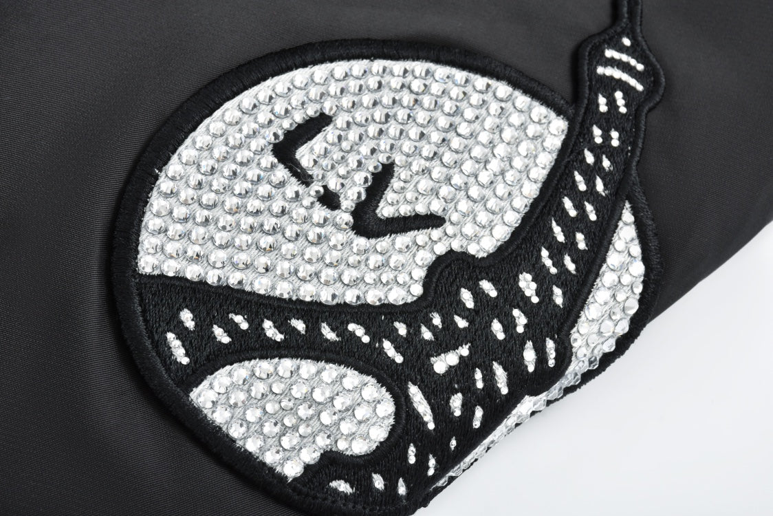 Louis crystal padded jacket