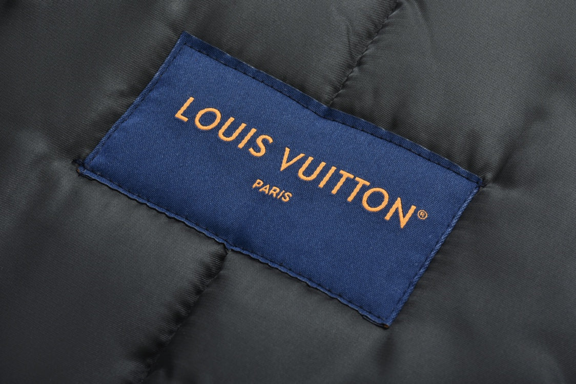Louis crystal padded jacket