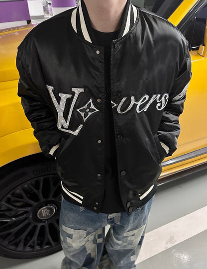 Louis crystal padded jacket