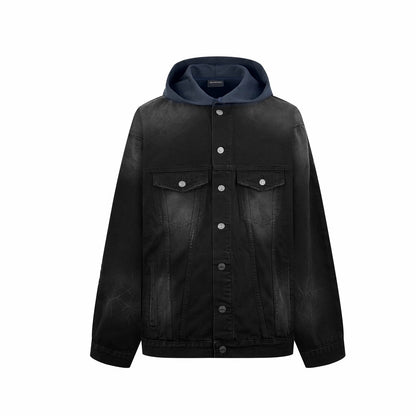 Balen hooded denim jacket