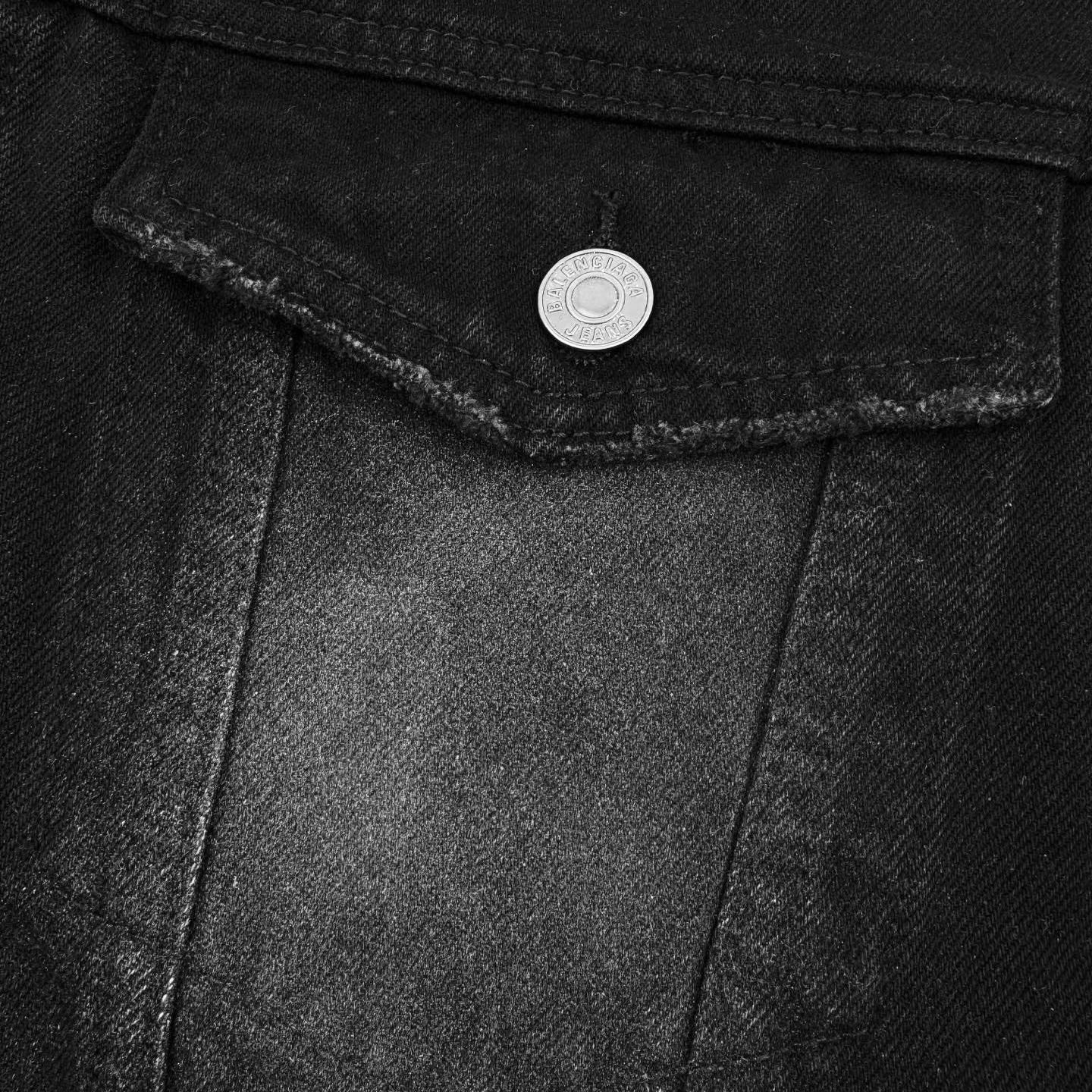 Balen hooded denim jacket