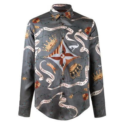 Louis printed silk shirt