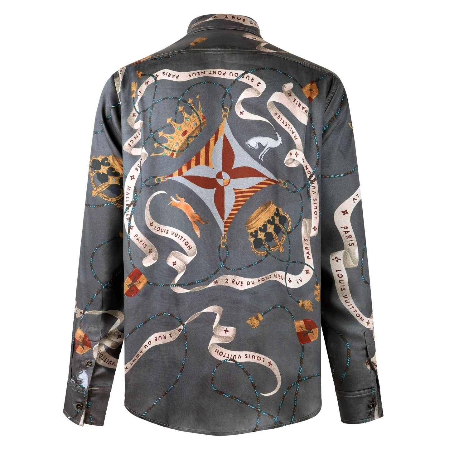 Louis printed silk shirt