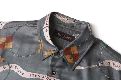Louis printed silk shirt