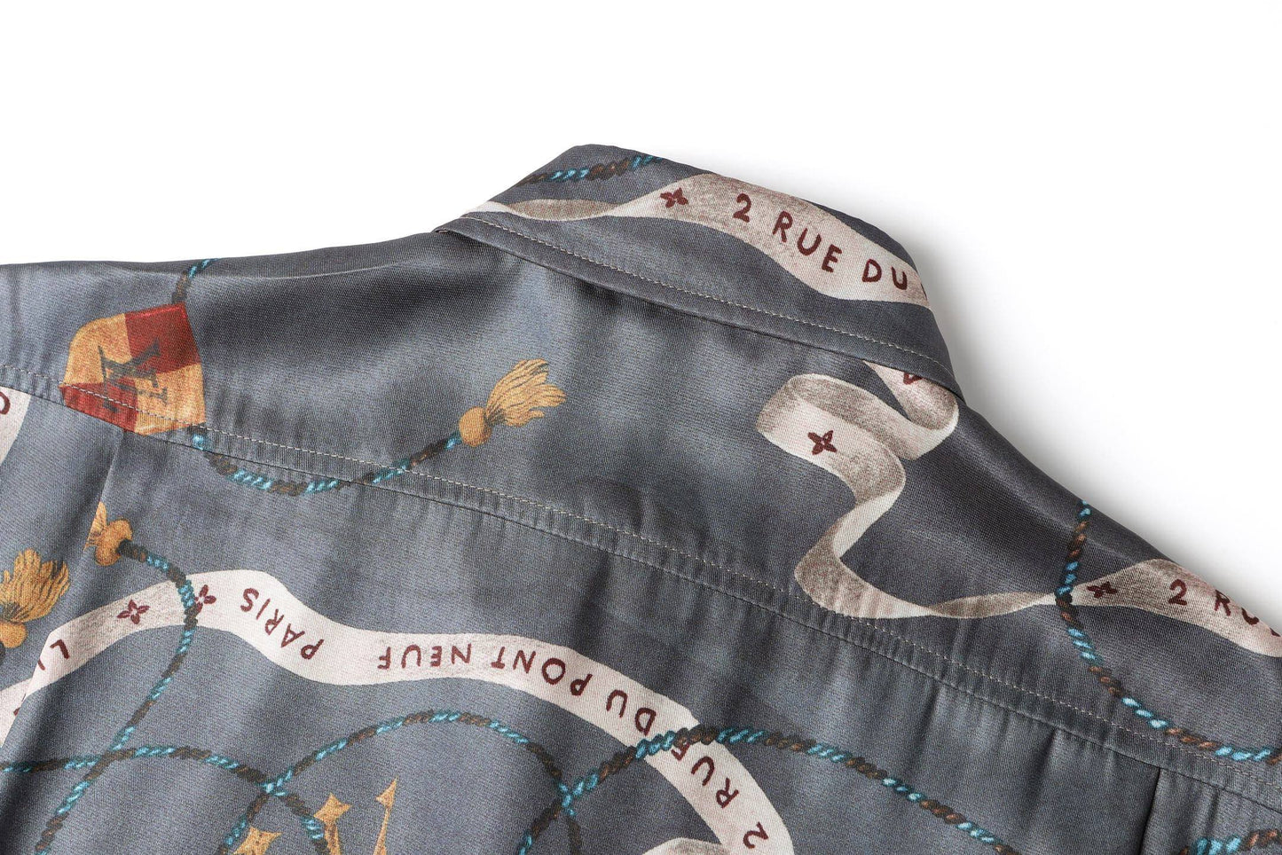 Louis printed silk shirt