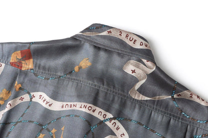 Louis printed silk shirt