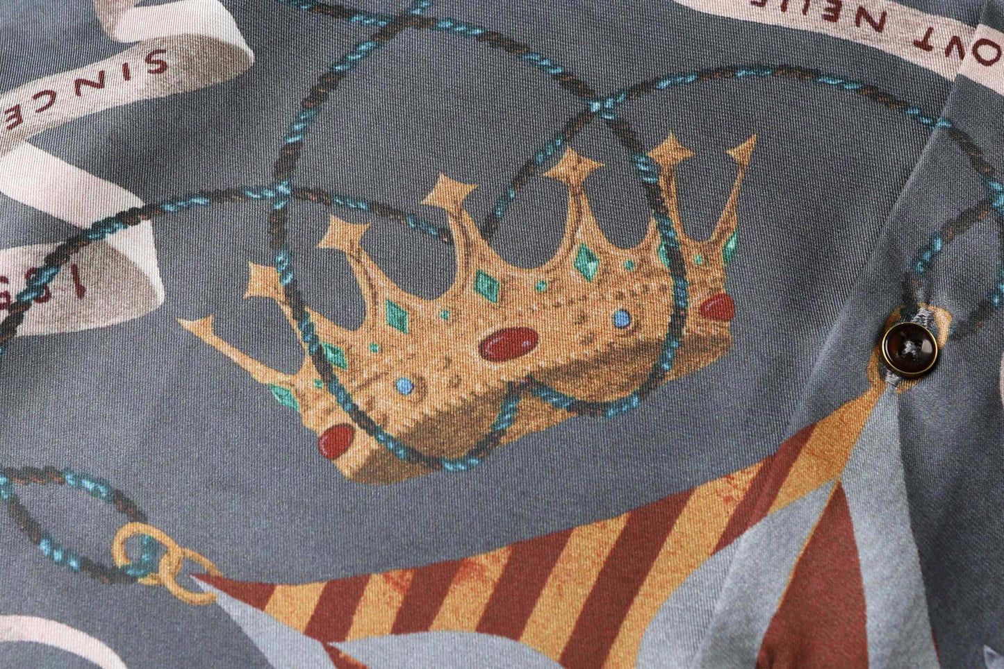 Louis printed silk shirt