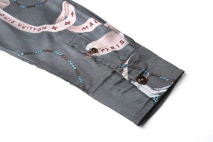 Louis printed silk shirt