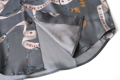 Louis printed silk shirt