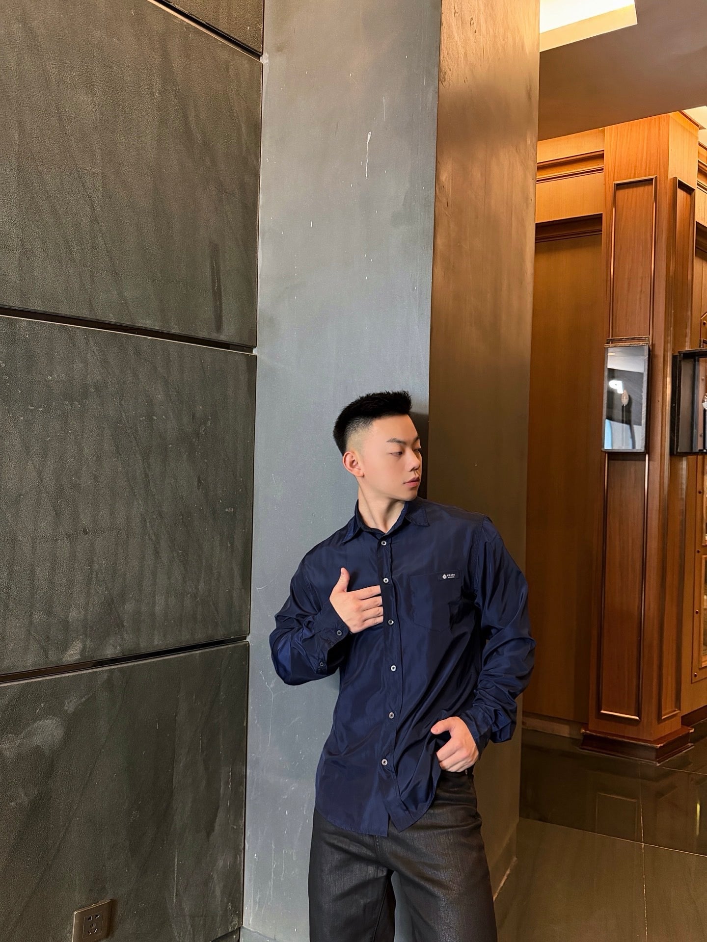 Pra logo badge shirt