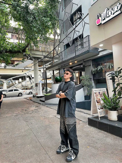 Louis jacquard jeans