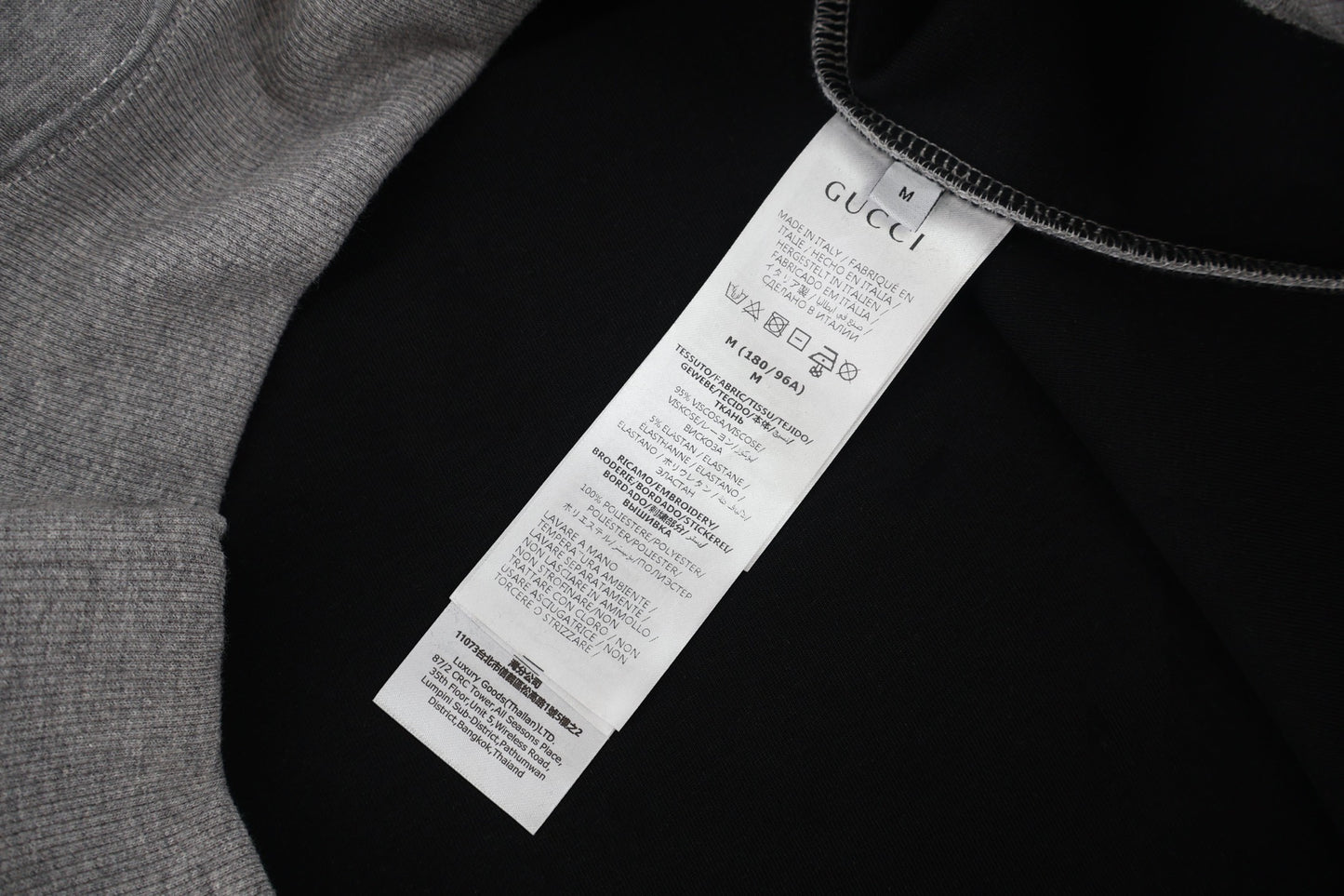 Guc embroidered hoodie